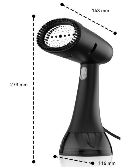 Portabel klädsteamer GKC5 1500W | Kompakt - Kraftfull - Lätt